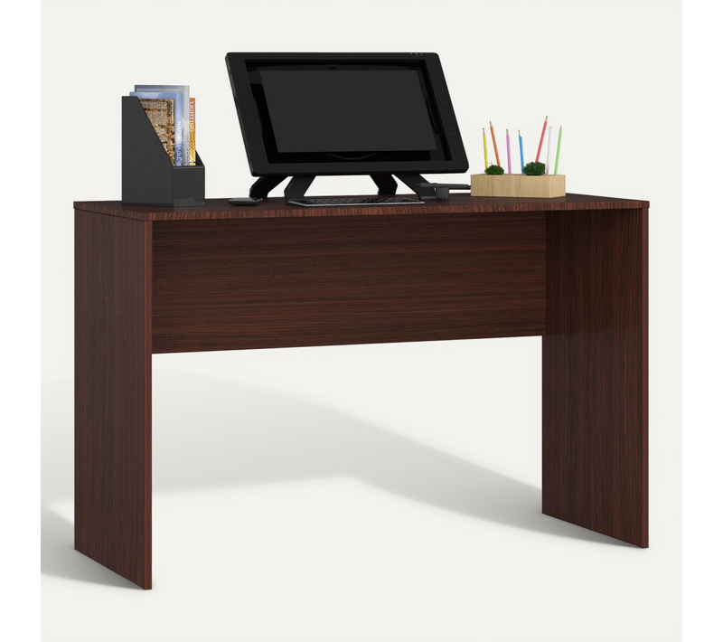 Bureau D'ordinateur B17 Wengé 120 Cm Couleur Wengé 120x50x79 Cm