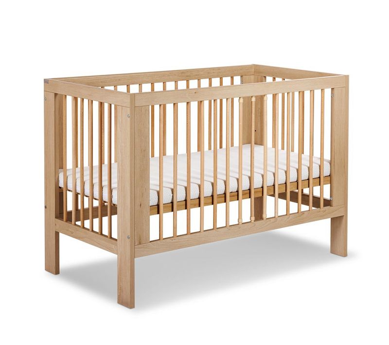 Olivia Lit Bébé à Barreaux 60x120 Bois Sans Tiroir