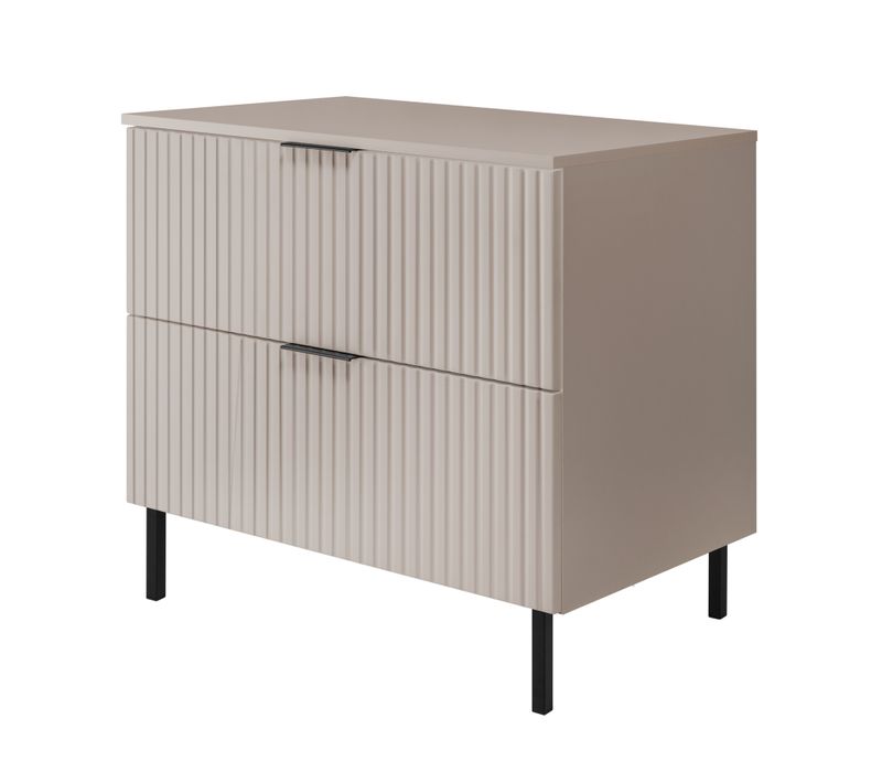 Meuble Sous Vasque Avec Plan Sur Pieds Flow Cachemire 80 Cm