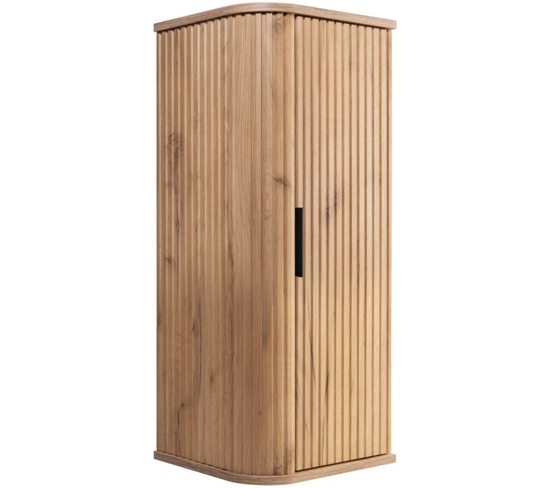 Meuble Demi Colonne Suspendu De Salle De Bain Glamour Chêne Craft D'or  35 X 79 Cm