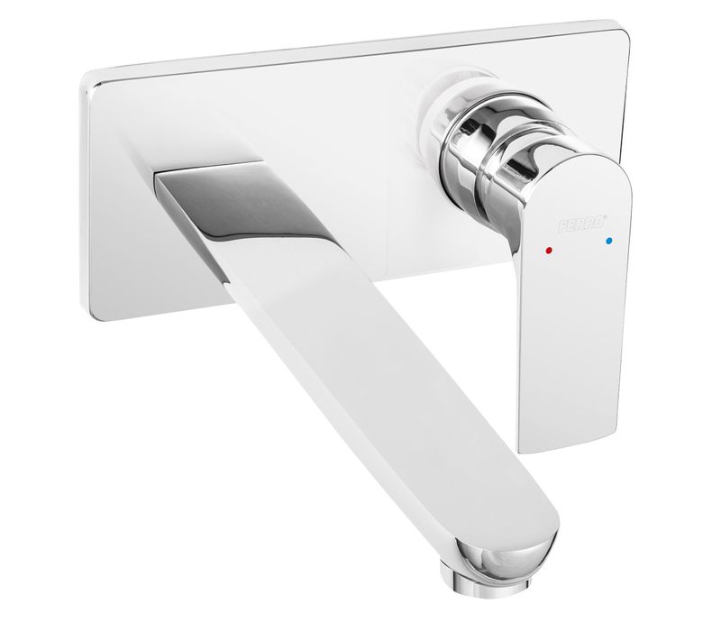 Robinet Mitigeur Encastrable Bec 22 Cm Algeo Square