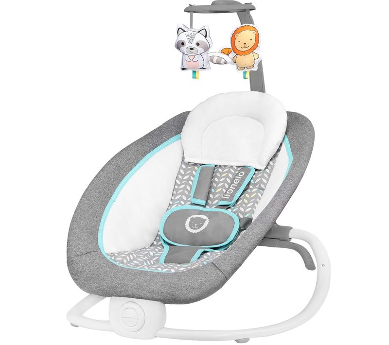Pascal Transat Bébé Pliable Avec Musiques Et Vibrations    Bleu