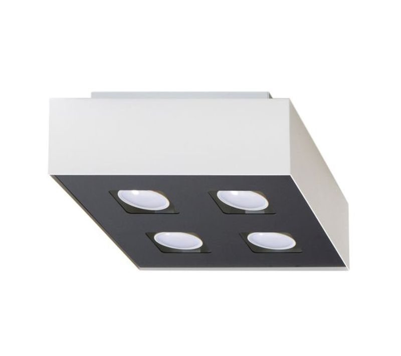 Plafonnier Mono 4 Blanc