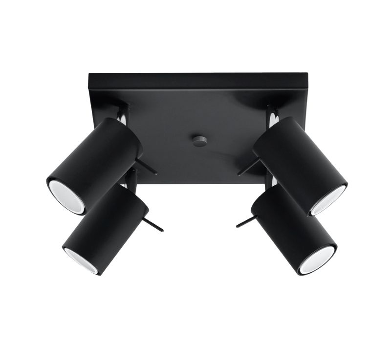 Plafonnier Ring 4 Noir