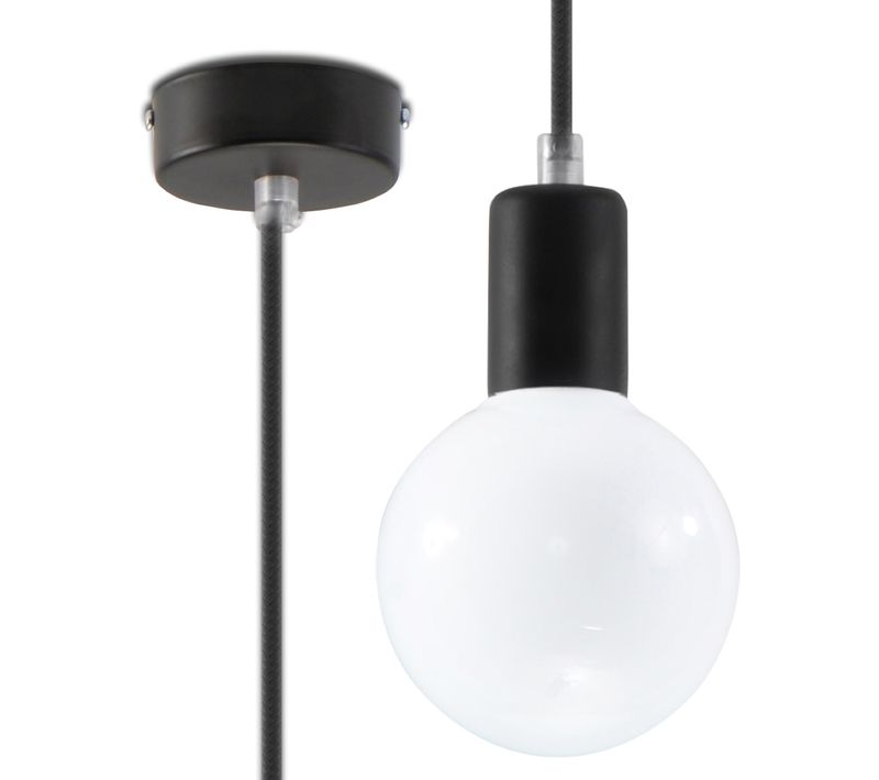 Lampe Suspendue Edison Noir