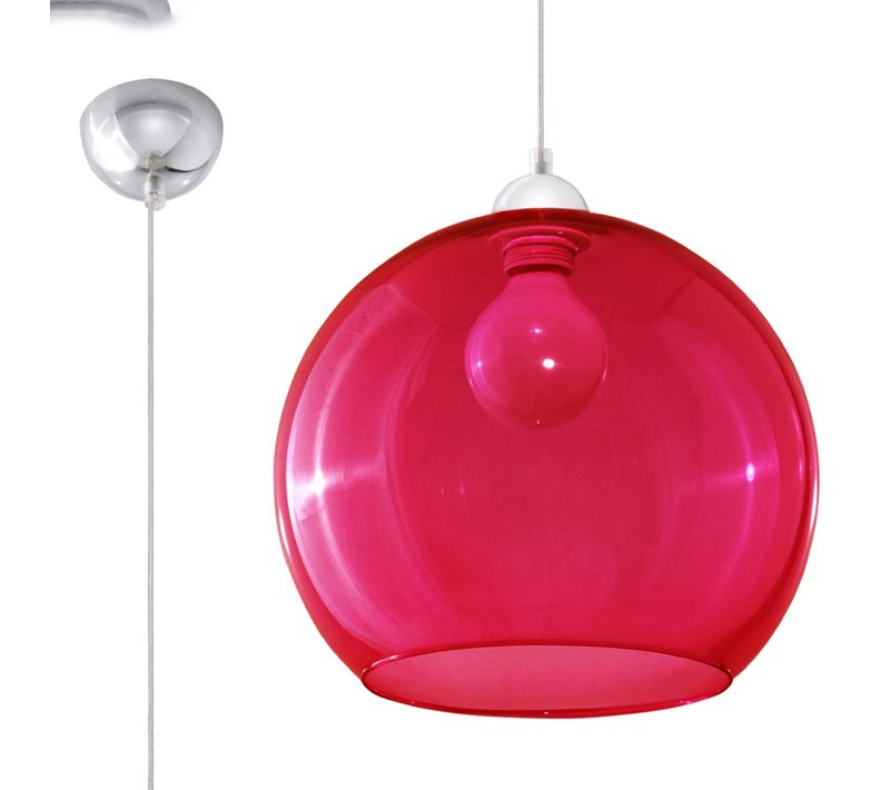 Lampe Pendante Ball Rouge