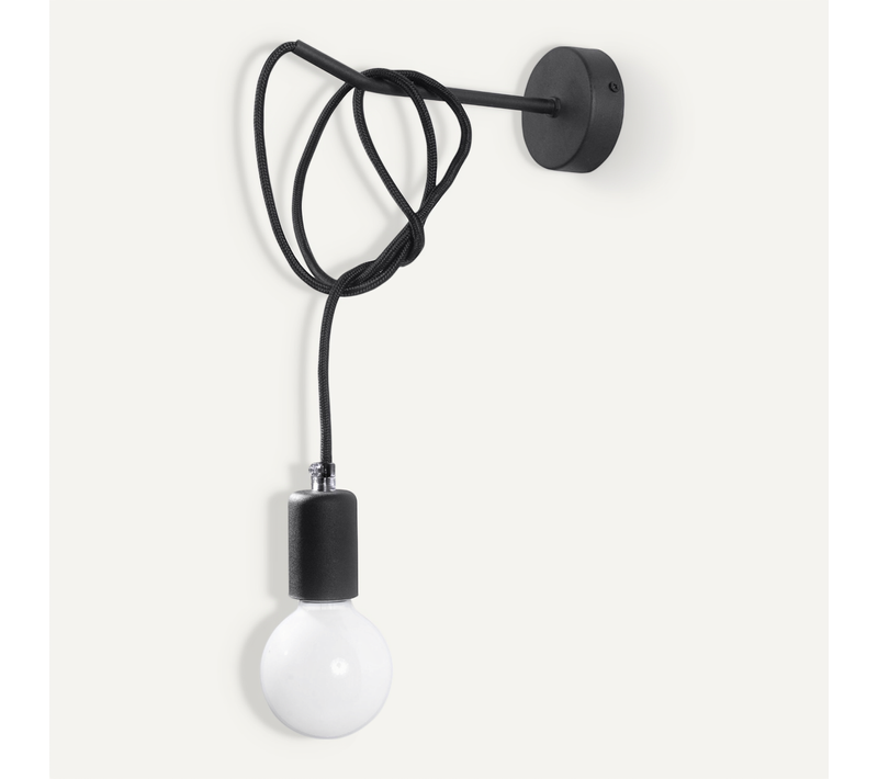 Applique Edison Noir