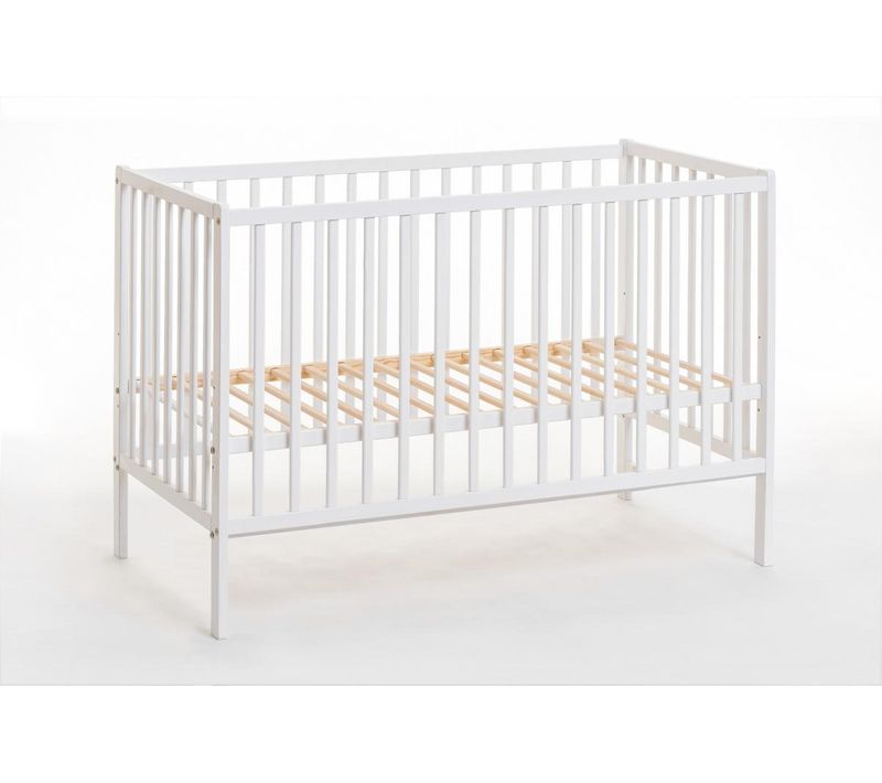 Lit Bébé "cypi" 60x120cm Blanc