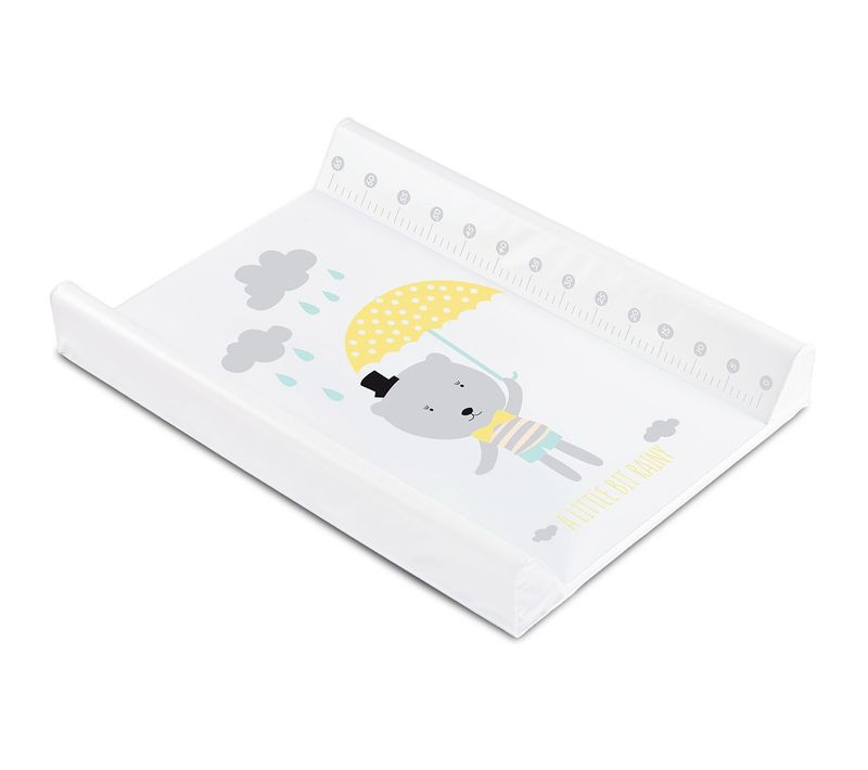 Matelas à Langer Confortable Avec Rebords Pour Bébé    Blanc   Parapluie