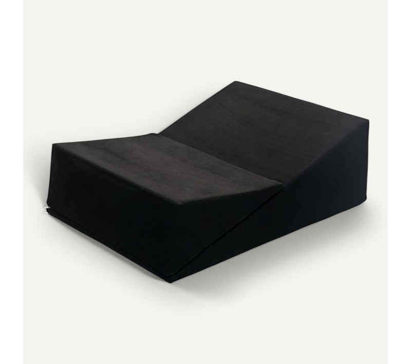 Fauteuil Chaise Longue Canapé Intime Relaxant Rabattable De Forme Triangulaire Noir