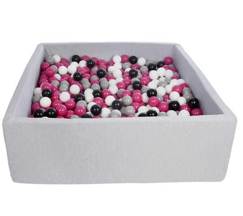 Piscine à Balles Noir, Blanc, Rose,gris - 900 Balles