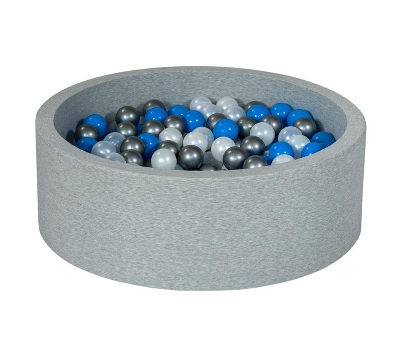 Piscine à Balles Perle, Bleu, Argent - 300 Balles
