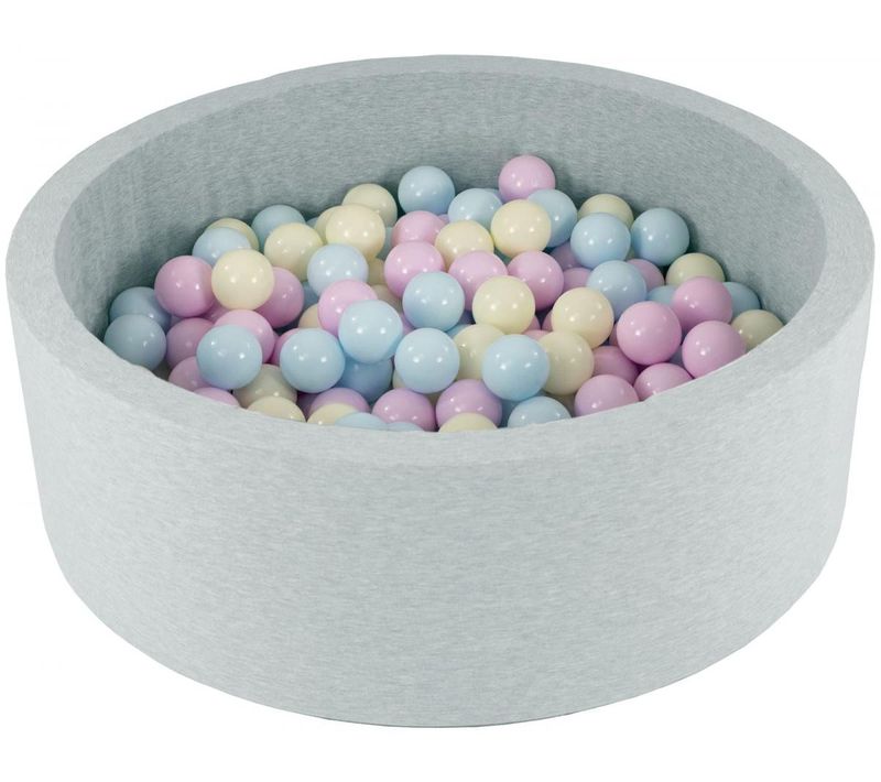 Piscine à Balles Rose Bleu Jaune - 150 Balles