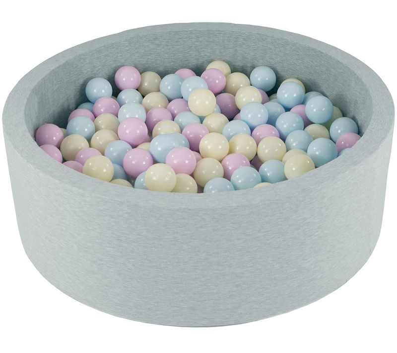 Piscine à Balles Aire De Jeu + 300 Balles Rose, Bleu, Jaune (pastel)
