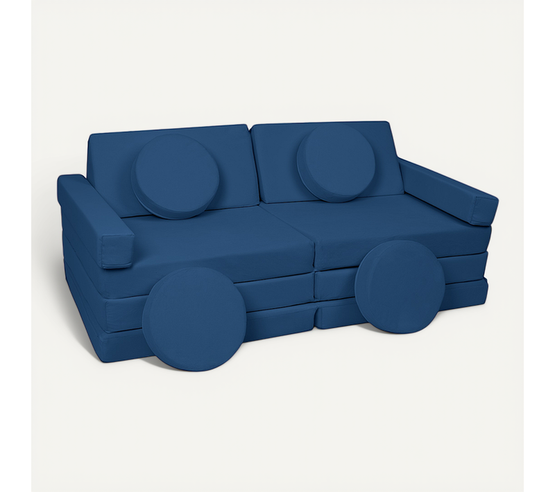 Canapé Modulable Enfants Bleu Marine