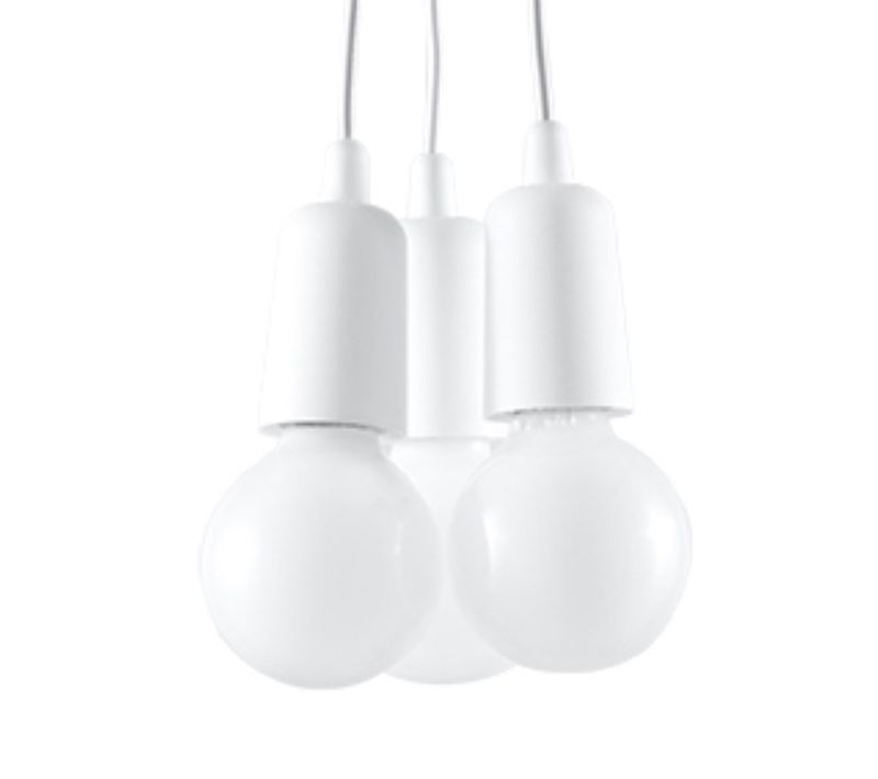 Lampe Suspendue Diego 3 Blanc
