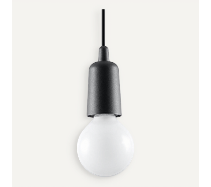 Lampe Pendante Diego 1 Noir