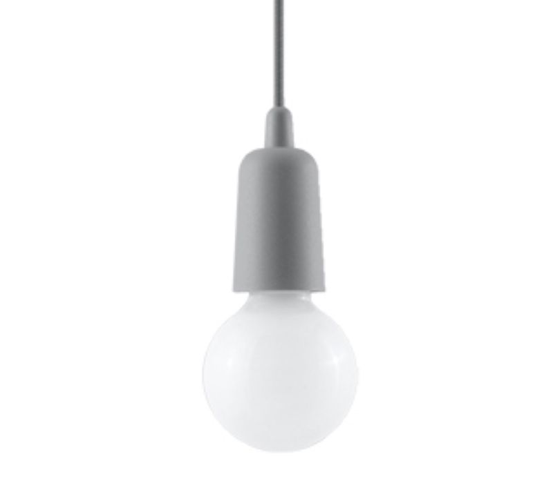 Lampe Suspendue Diego 1 Gris