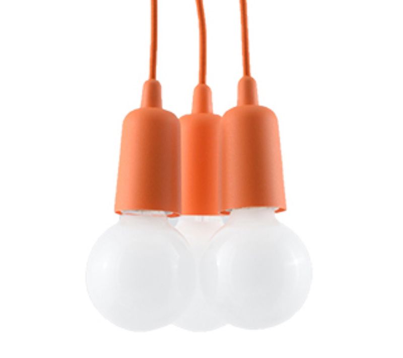 Lampe Pendante Diego 3 Orange