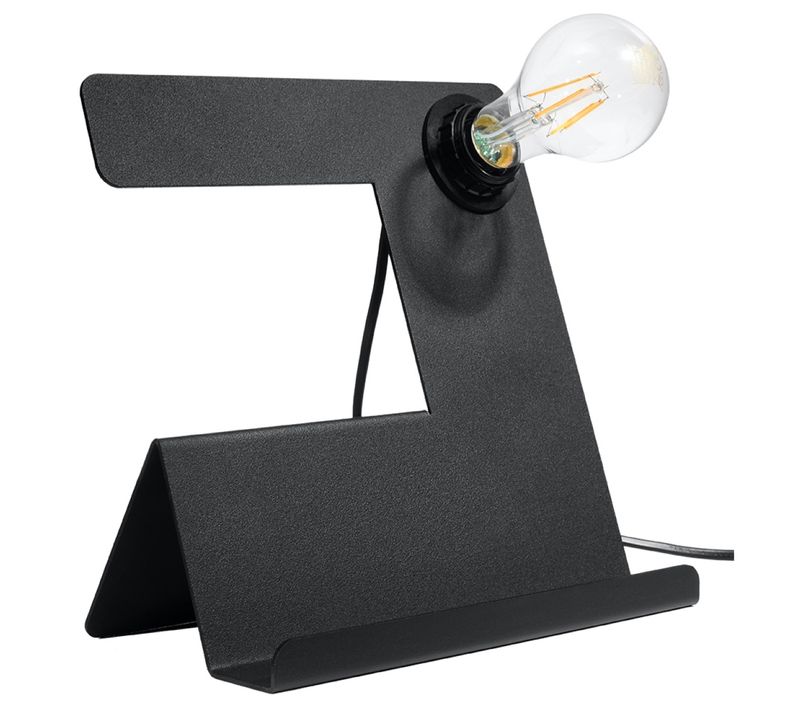 Lampe De Table Incline Noir