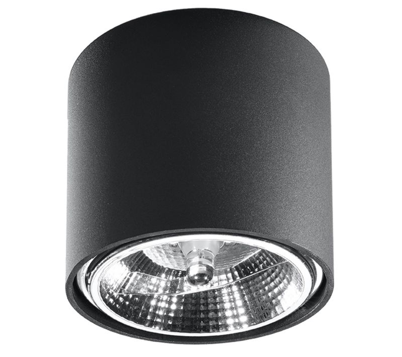Plafonnier Tiube Noir