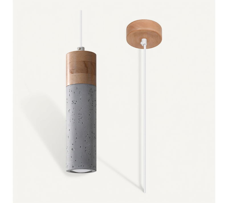 Lampe Suspendue Zane 1 Gris