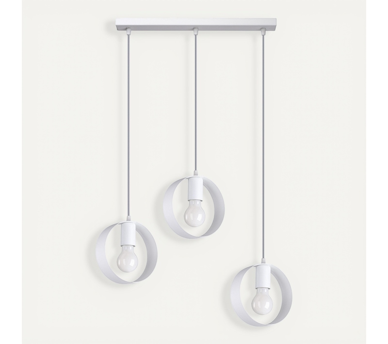 Lampe Pendante Titran 3 Biała