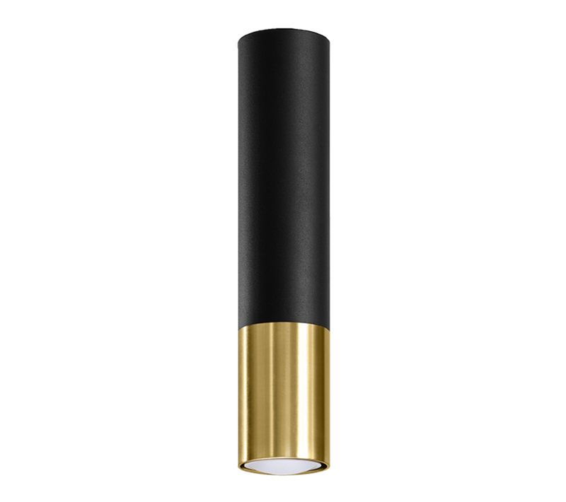 Plafonnier Loopez Noir/doré