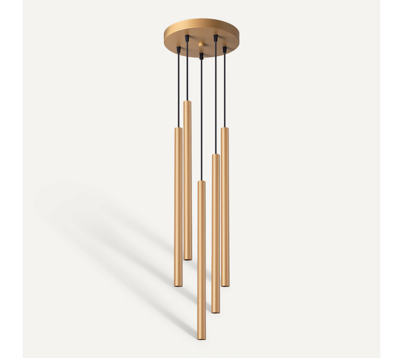 Lampe Pendante Pastelo 5p Or