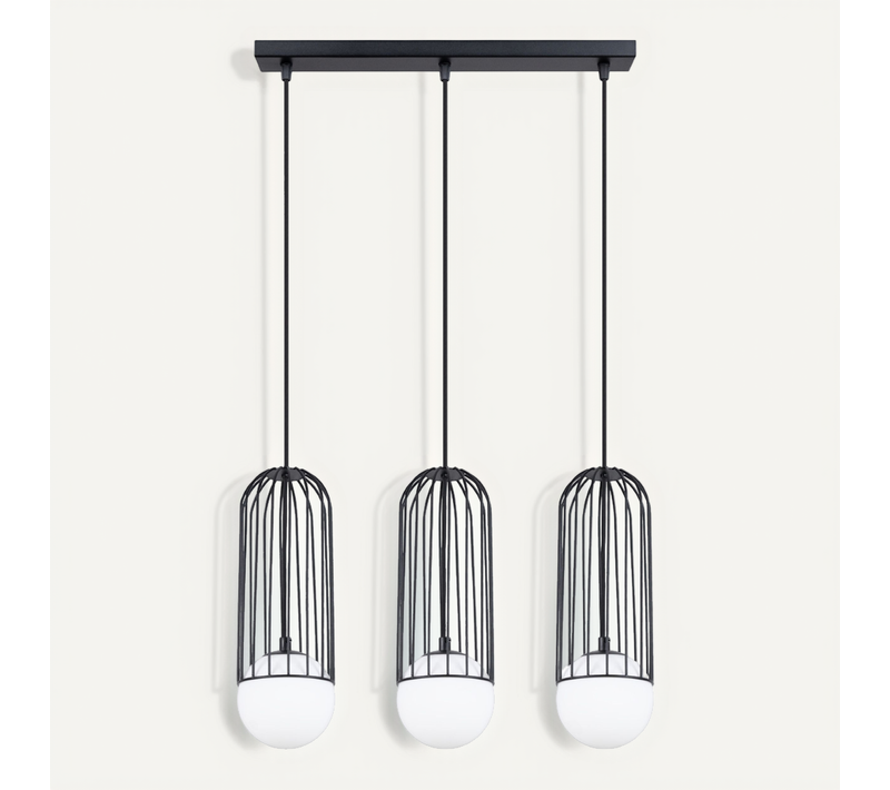 Lampe Suspendue Brina 3l Noir