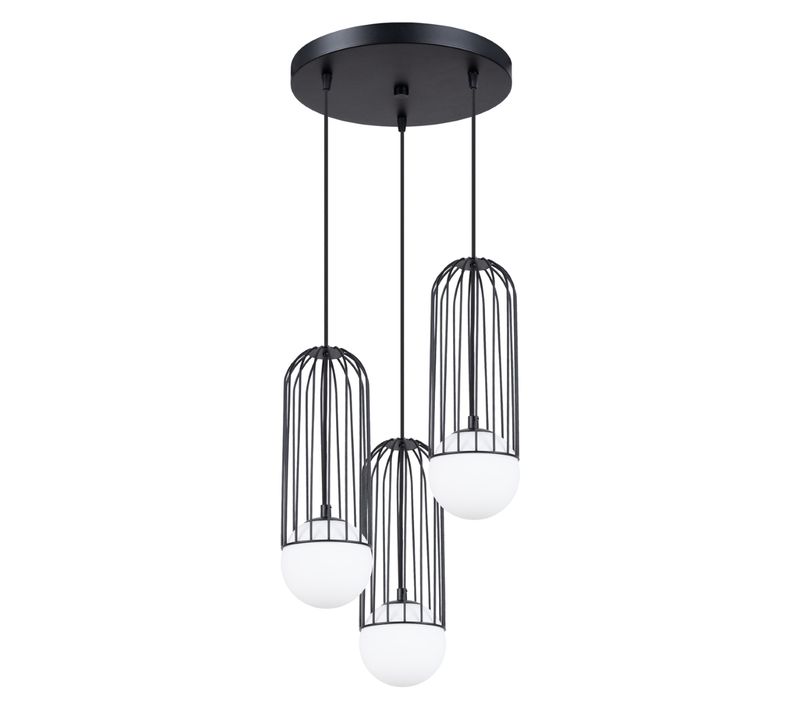 Lampe Suspendue Brina 3p Noir