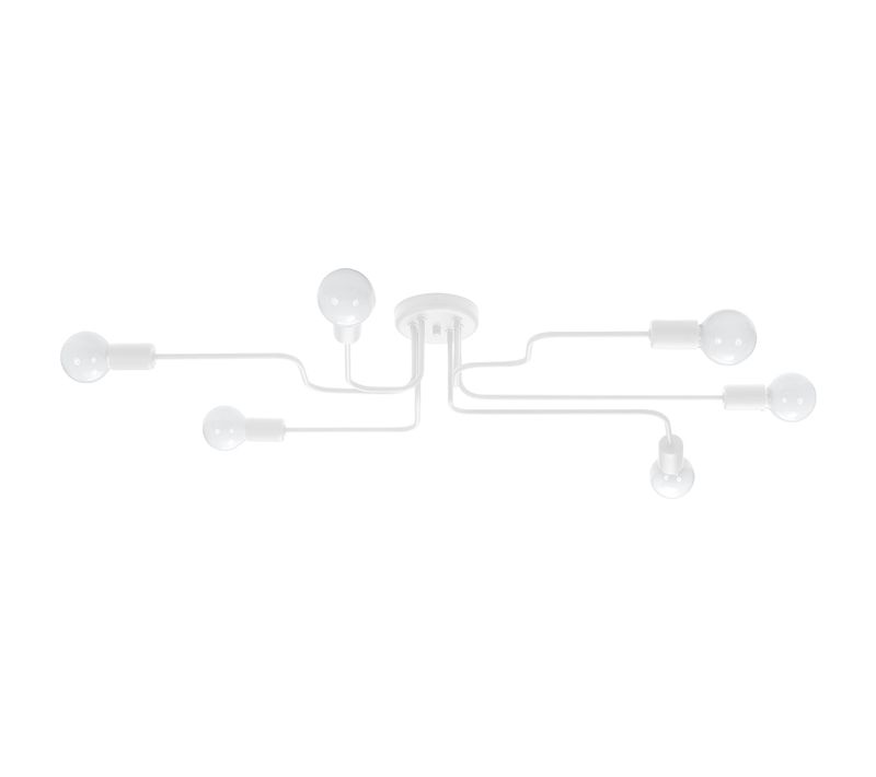 Lustre Vector 6 Blanc