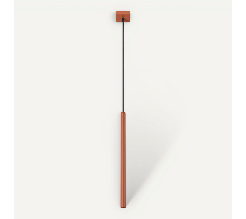 Lampe Suspendue Pastelo 1 Rouge Ocre