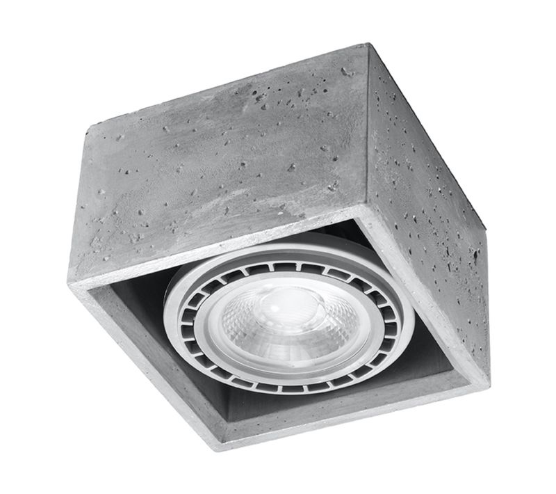 Plafonnier Quatro 1 Béton
