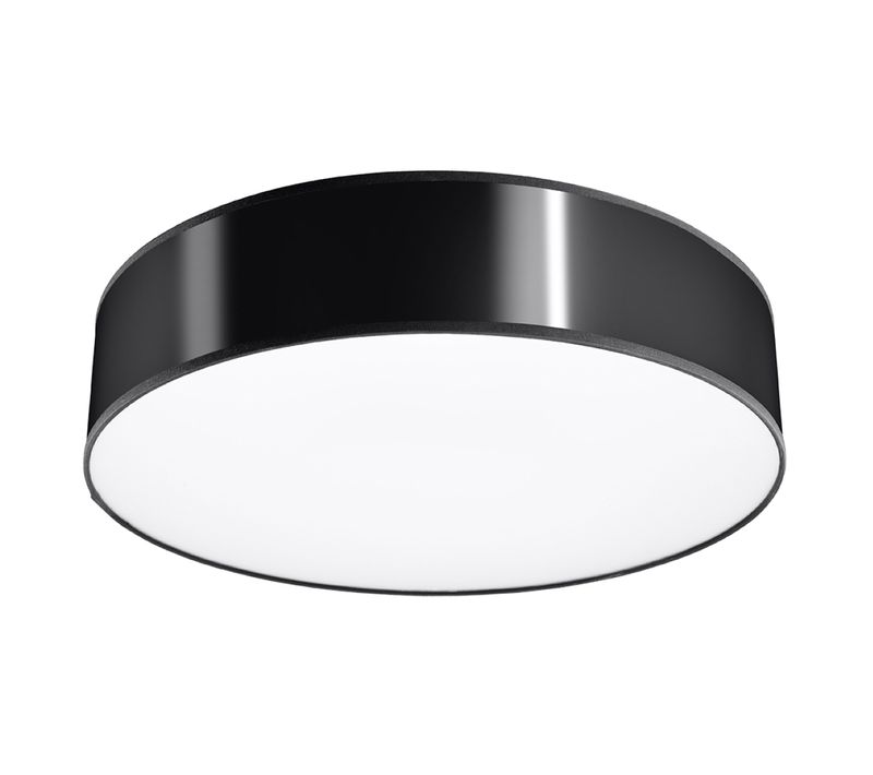Plafonnier Pvc Noir E27 4 Arena