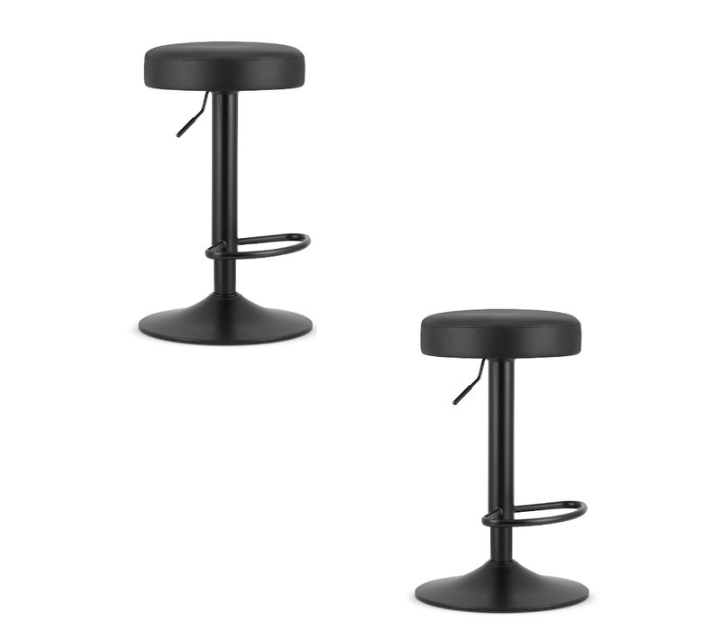 Hoker Rojst - Similicuir Noir/base Noire X 2 46x40x42