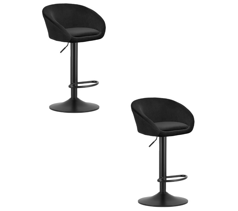 Hoker East - Velours Noir/base Noire X 2 52x54x49