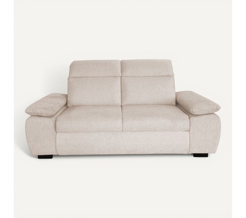 Canapé fixe 2  places COLBY coloris beige