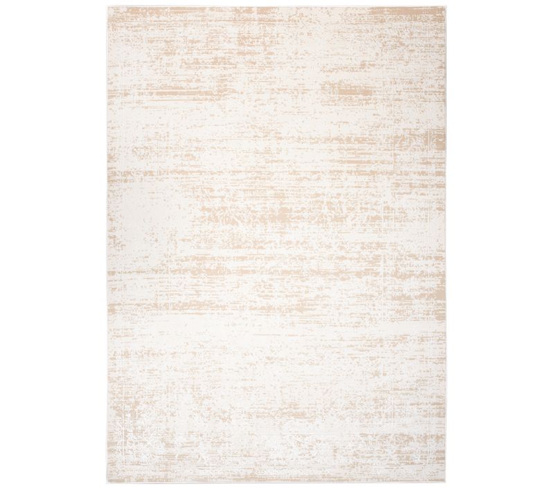 Tapis Salon Chambre Brillant Crème Beige Clair Vintage Ornamental Effet 3d 80x150 cm