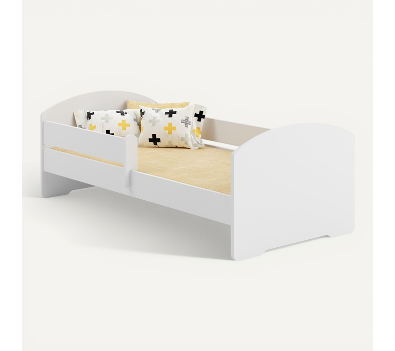 Lit Enfant + Matelas + Barriere De Securite 160x80