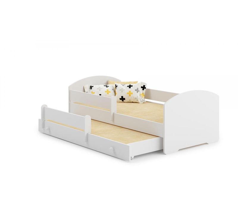 Lit Enfant Luk Simple160x80 Gigogne Avec Matelas