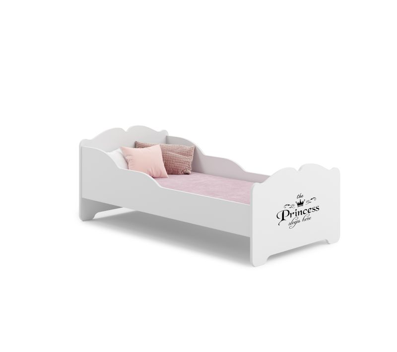 Lit Enfant + Matelas 140x70 Avec Graphisme Enfant