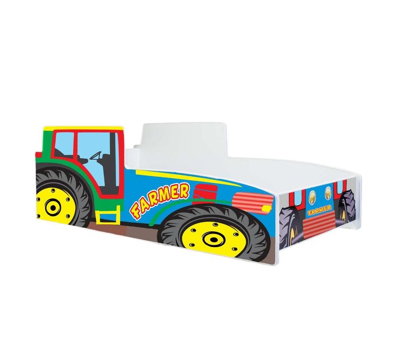 Lit Enfant Tracteur Coloré 160x80 Pour Des Nuits Magiques
