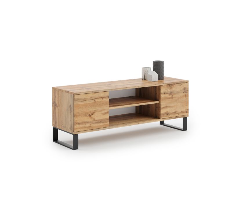 Meuble TV Style Industriel - Naturel Focus