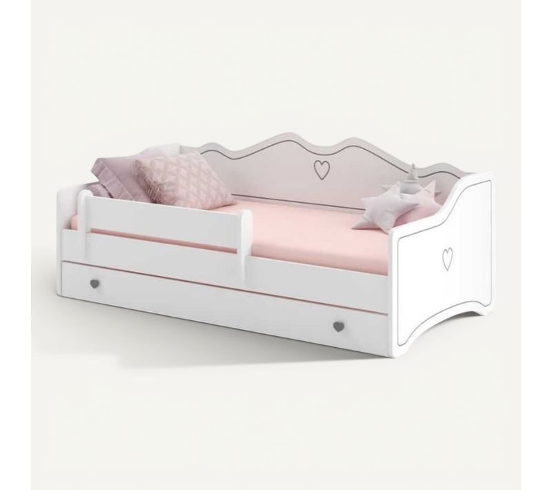 Lit Enfant Emma 180x80 Gris