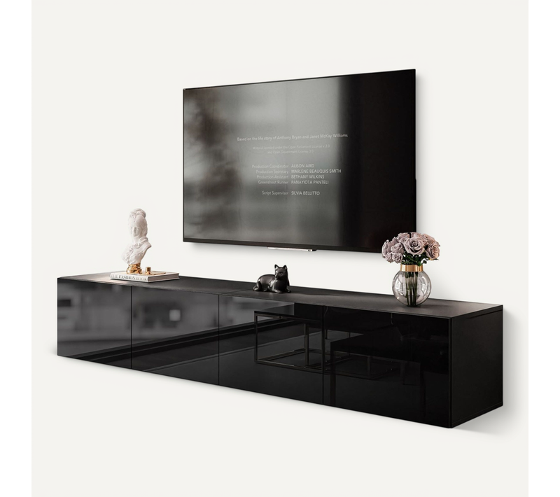 Meuble TV Bas Colgante 200 Cm, Armoire Murale