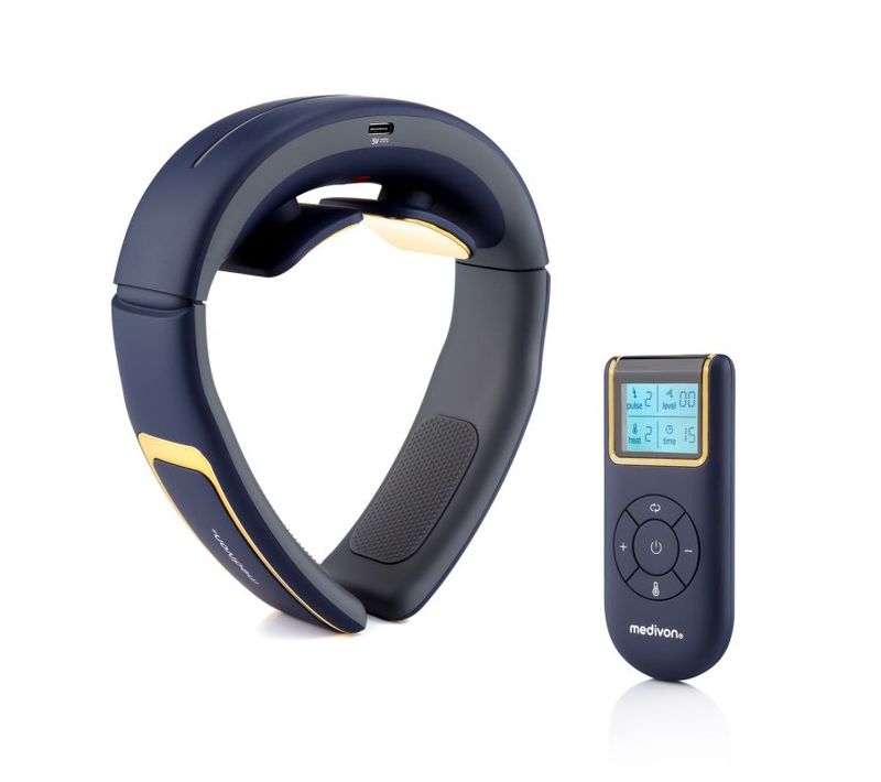 Masseur Cervical Impulsions électriques Chauffant Anti-douleur Avec 2 électrodes  Mv-ultraemspro
