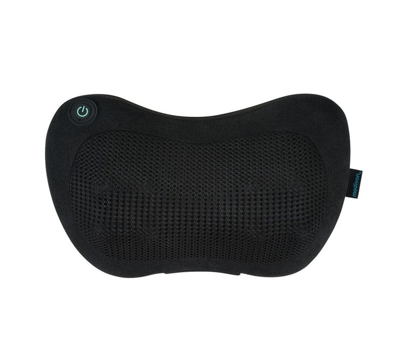 Coussin Massage Shiatsu Chauffant Relaxation Sans Fil Mv-travel3