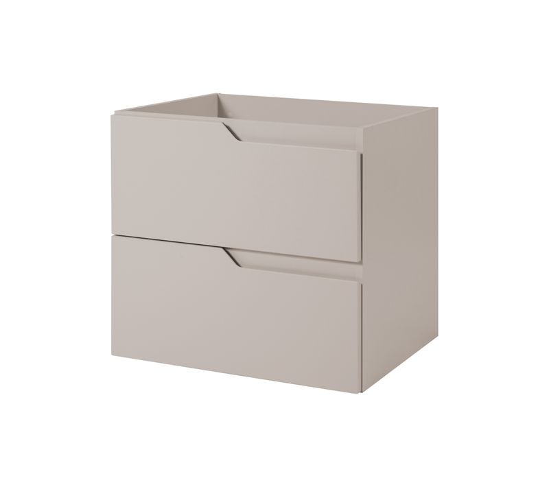 Meuble De Salle De Bain Suspendu Sous Lavabo, Cachemire, 60 X 57 X 46 Cm, Sans Plateau
