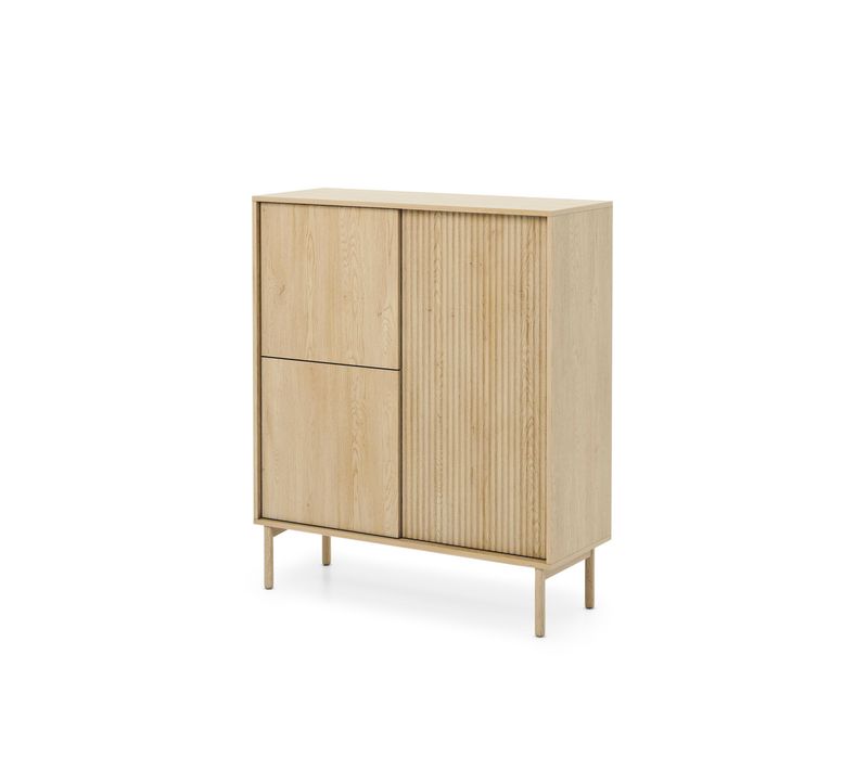 Buffet : Chêne Cremona, 103,5 X 121,8 X 39,5 Cm